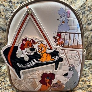 Loungefly Oliver and Company Swinging Piano backpack